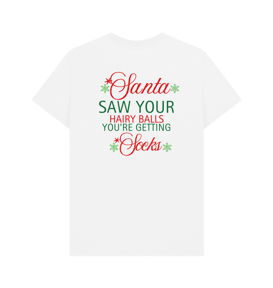 White Printed T-shirt Back