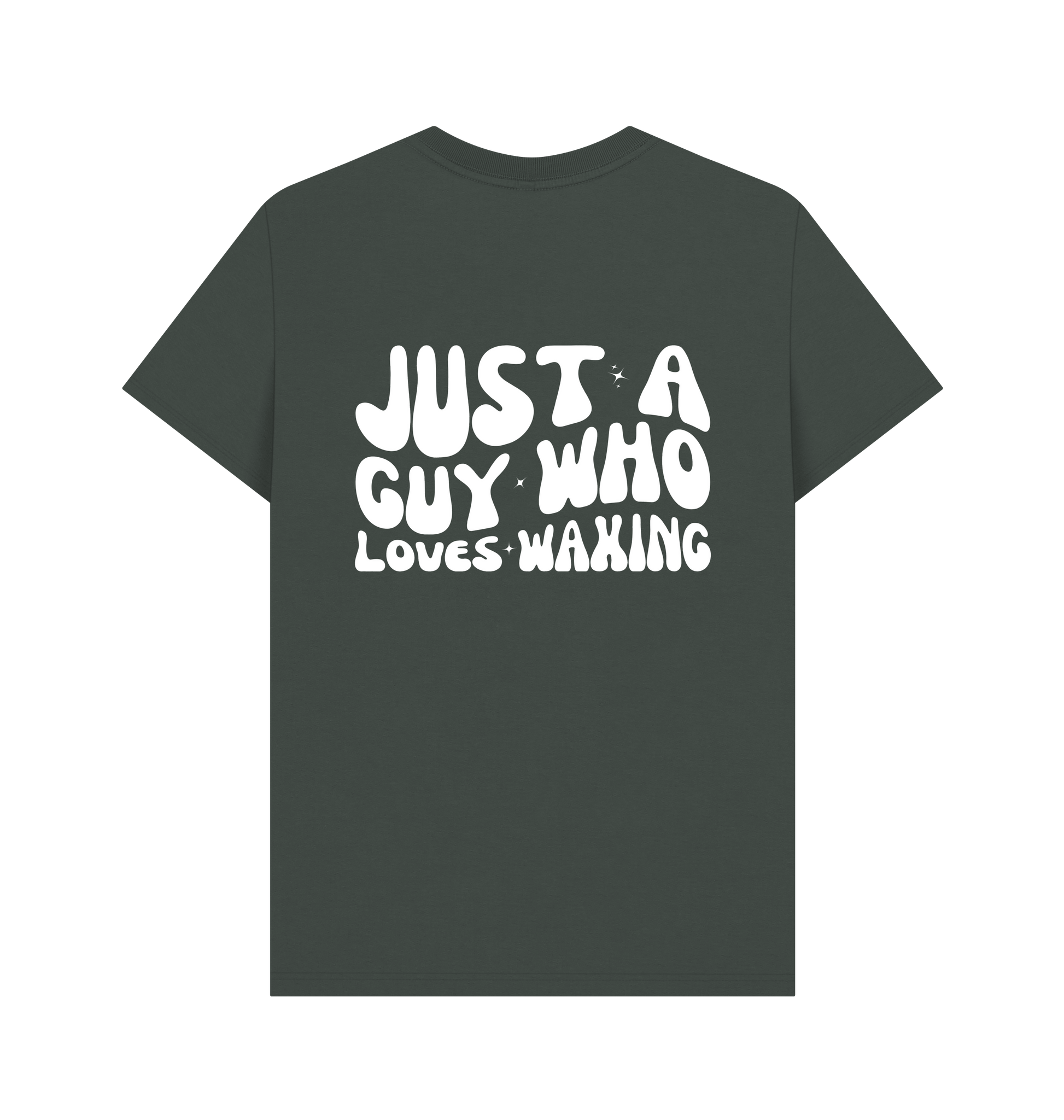 Dark Grey Printed T-shirt Back