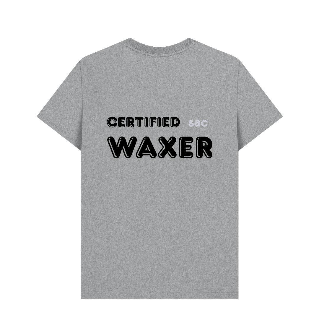 Athletic Grey Printed T-shirt Back