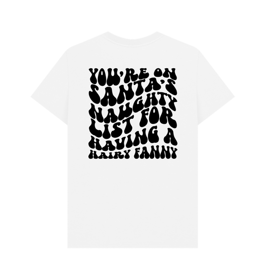 White Printed T-shirt Back