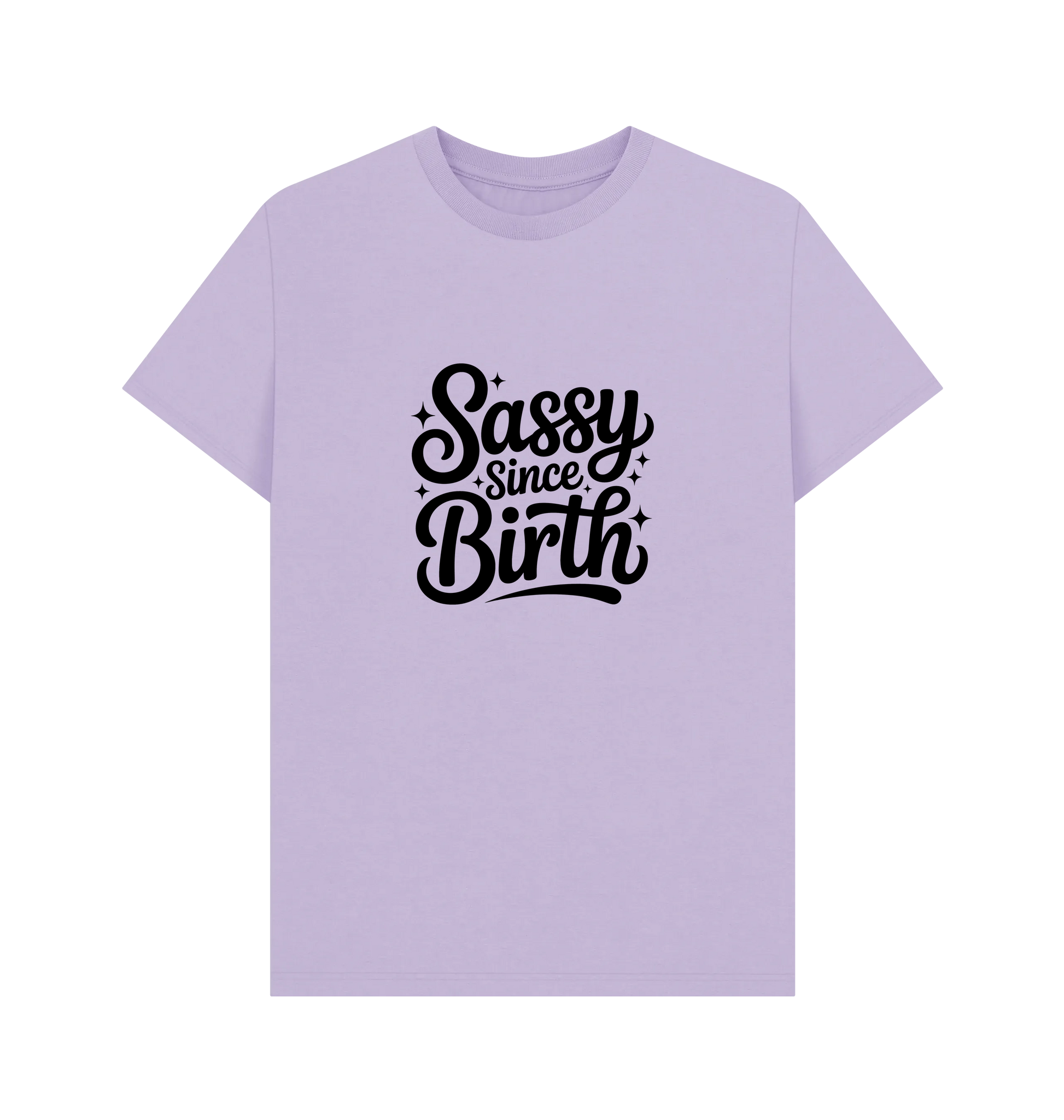 Lilac Printed T-shirt Front
