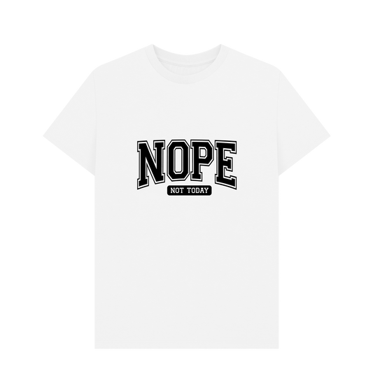 White Printed T-shirt Front