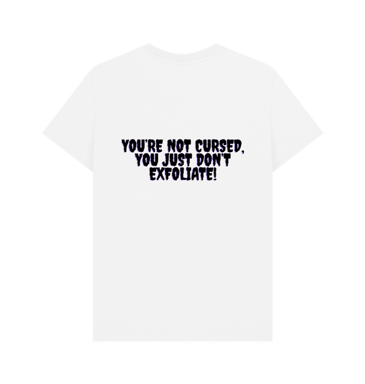 White Printed T-shirt Back