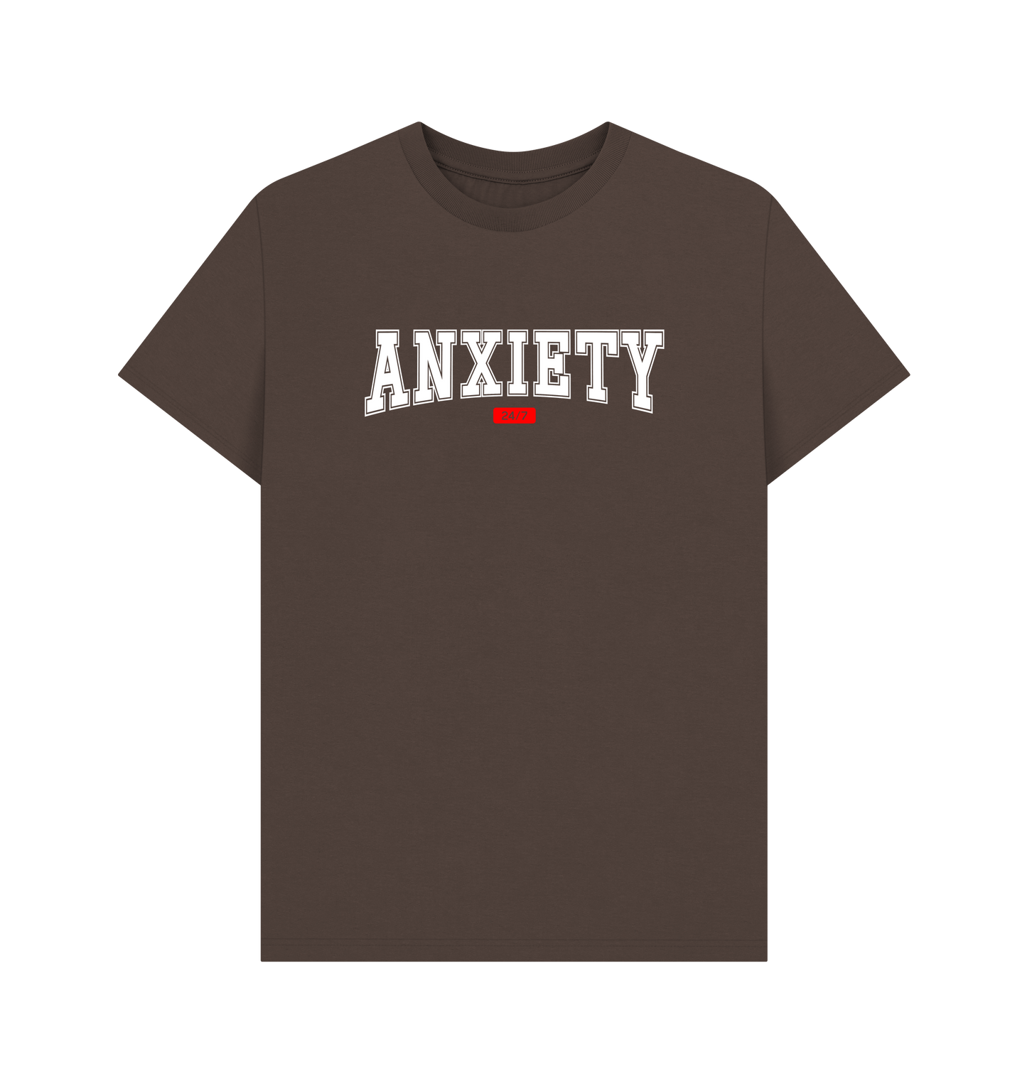 Chocolate Printed T-shirt Front