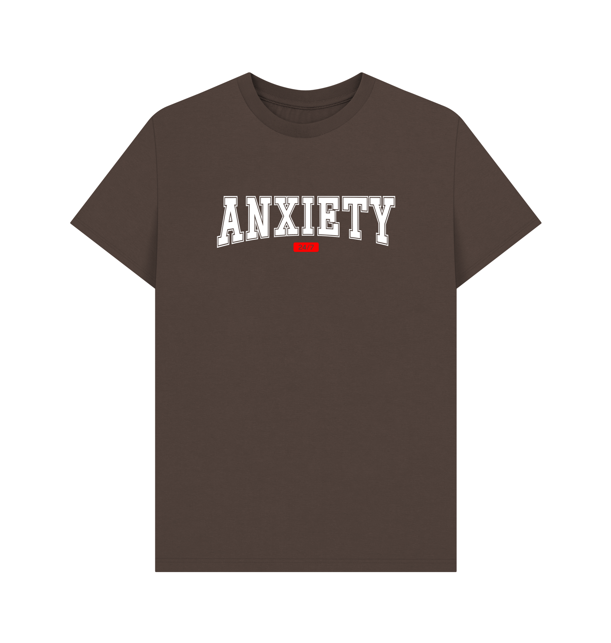 Chocolate Printed T-shirt Front