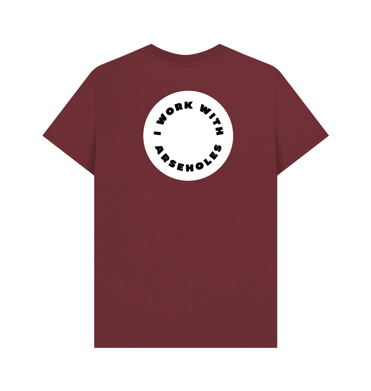 Red Wine Printed T-shirt Back