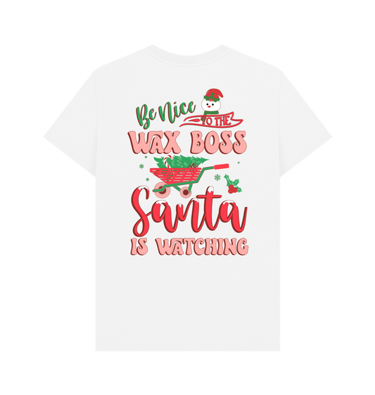White Printed T-shirt Back
