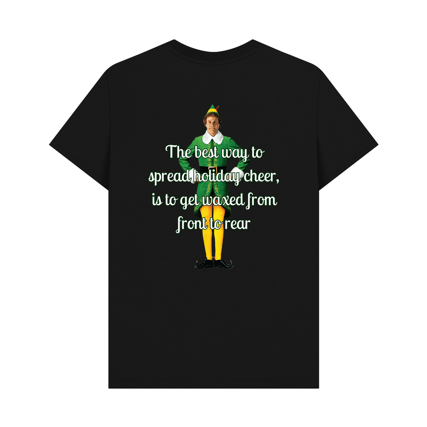 Black Printed T-shirt Back