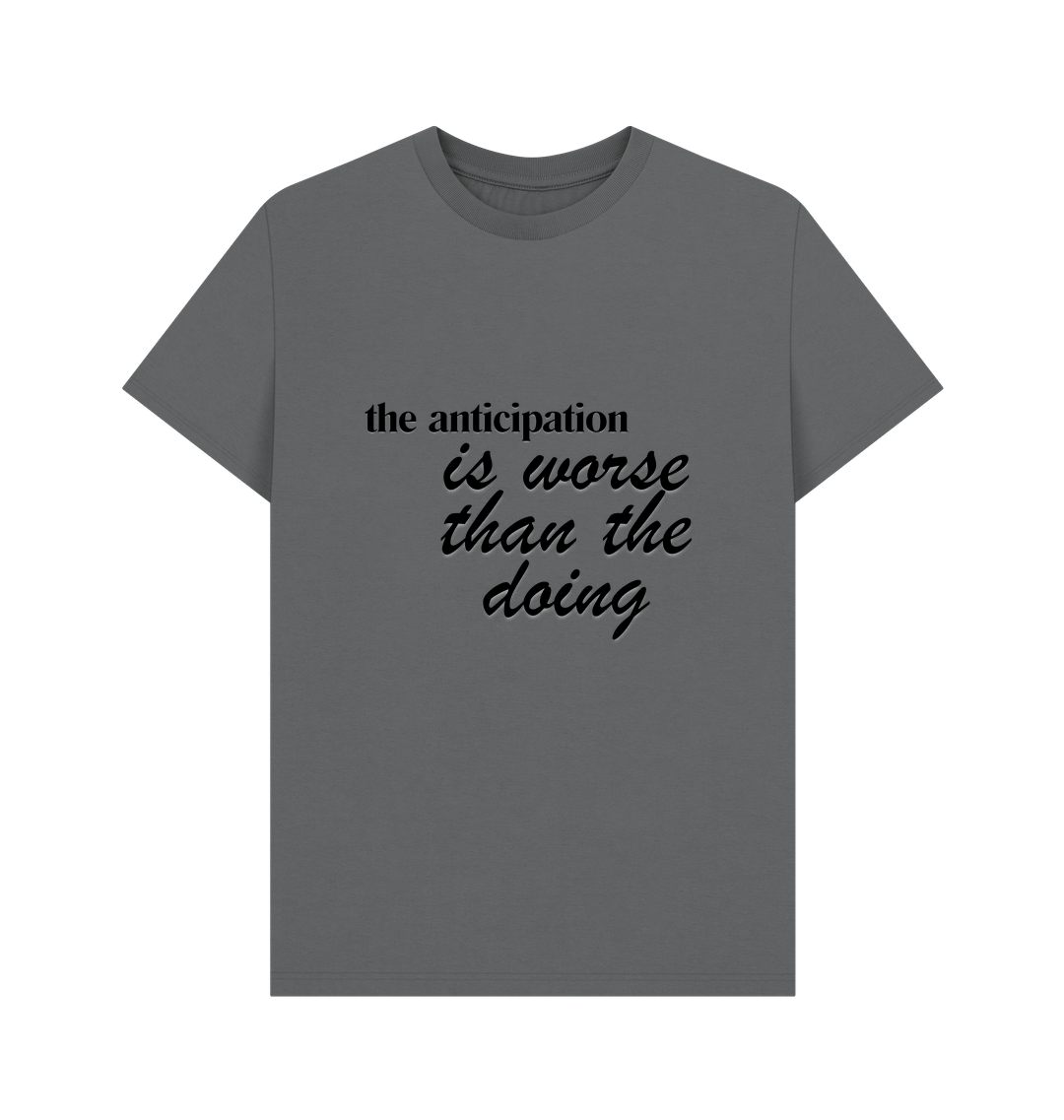 Slate Grey Printed T-shirt Front