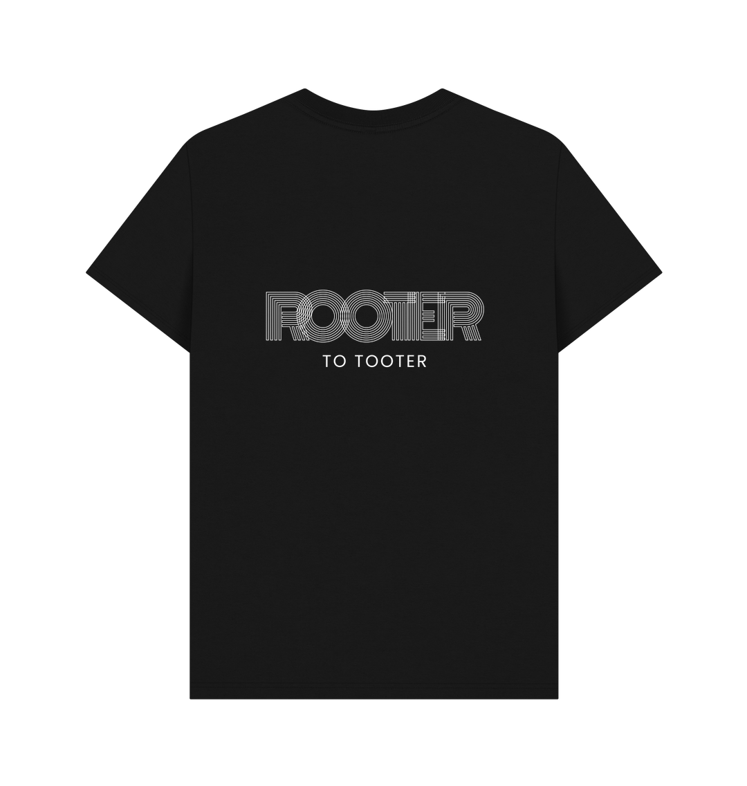 Black Printed T-shirt Back