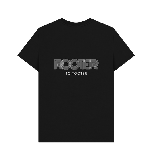 Black Printed T-shirt Back