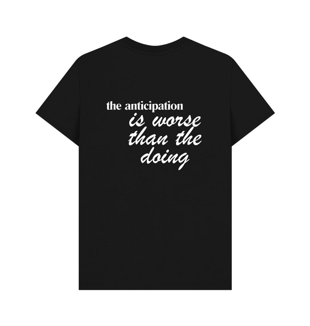 Black Printed T-shirt Back