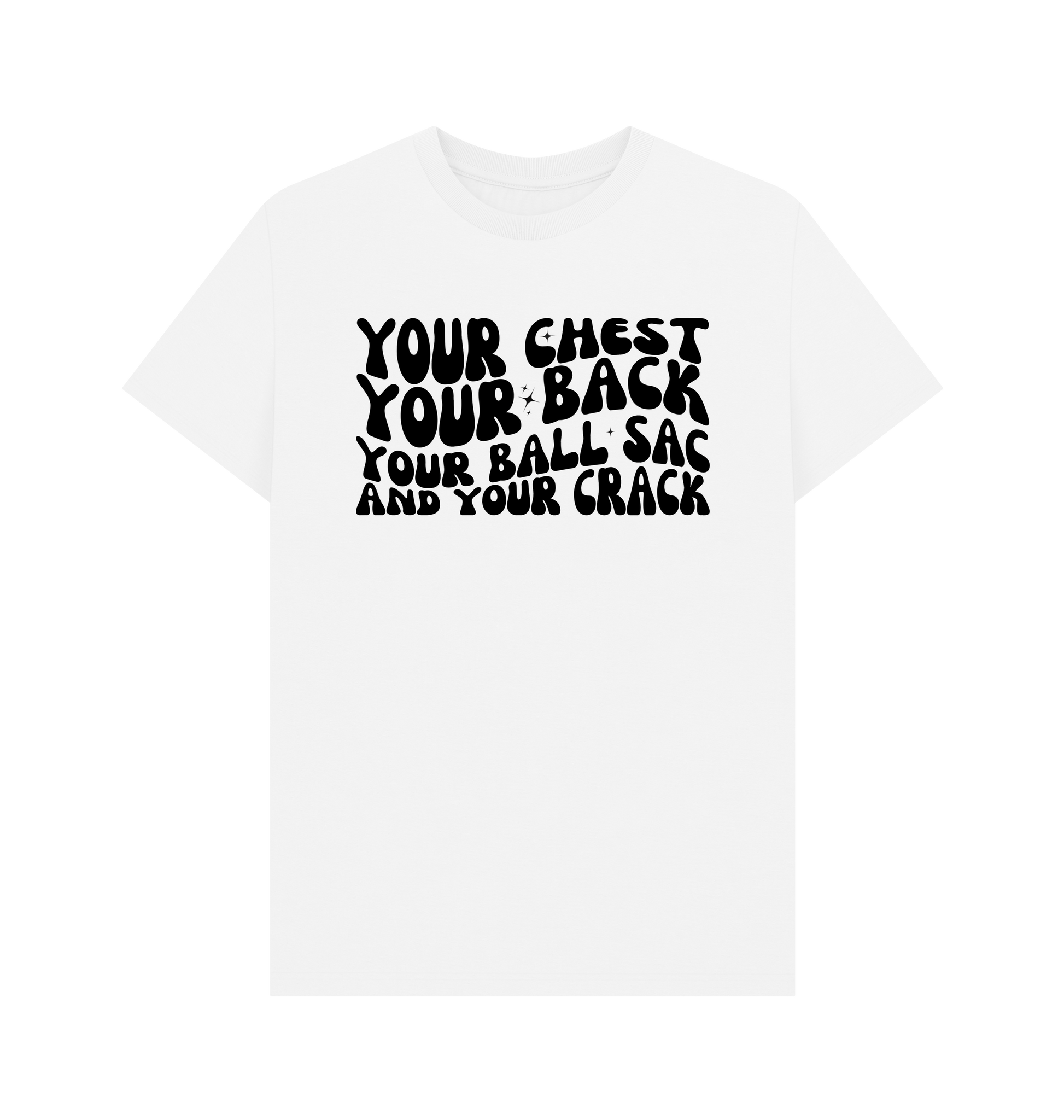 White Printed T-shirt Front