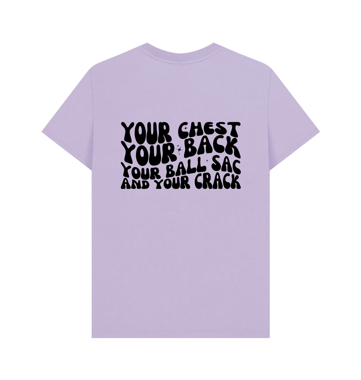 Lilac Printed T-shirt Back