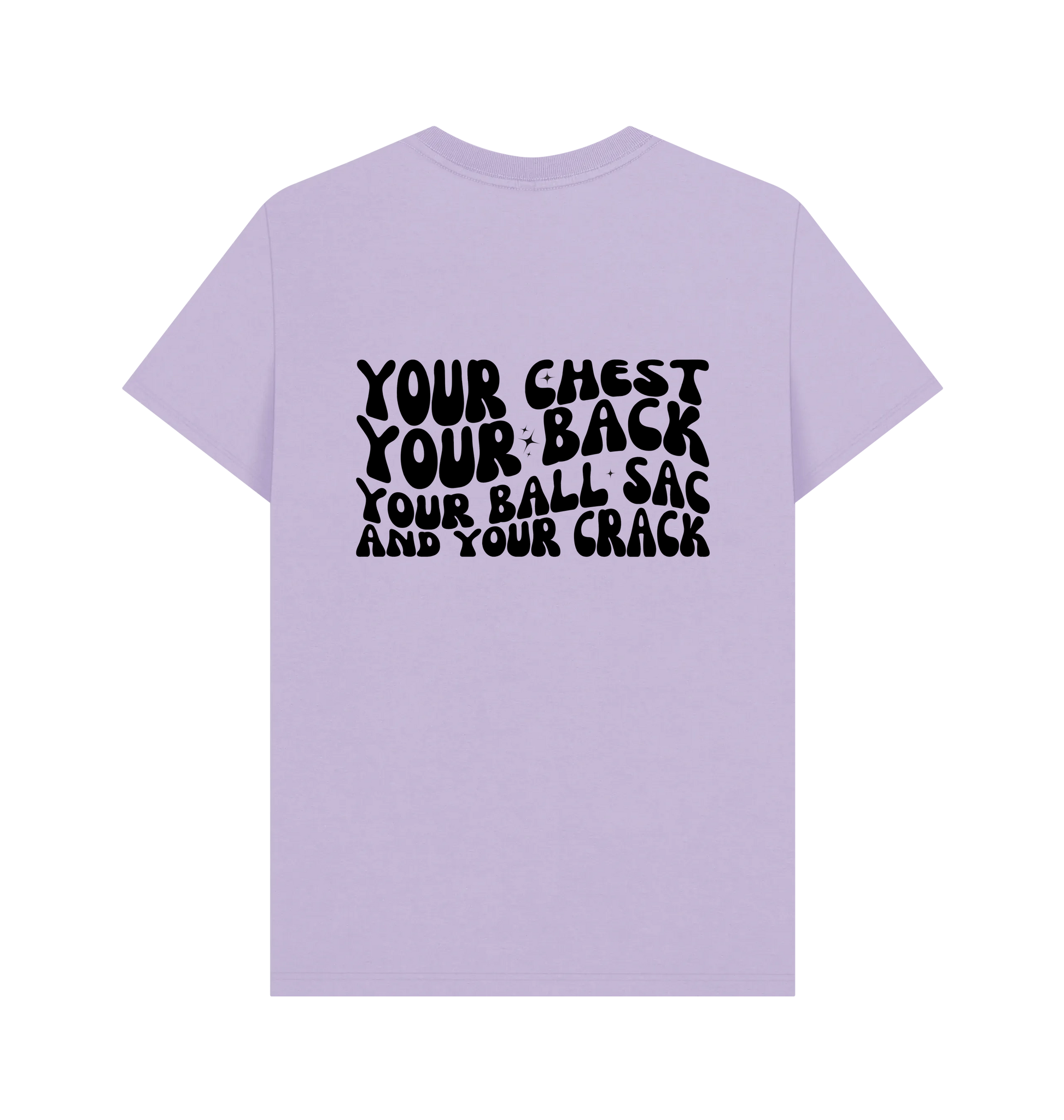 Lilac Printed T-shirt Back