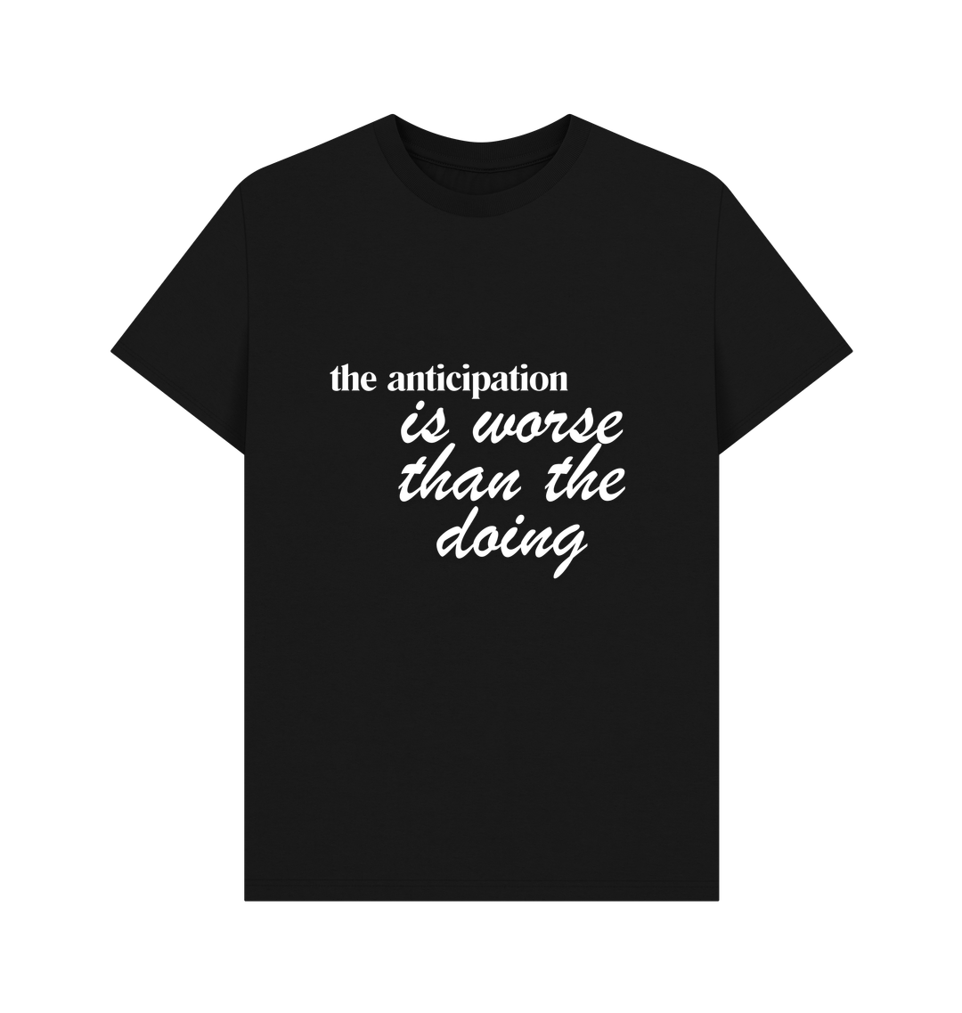 Black Printed T-shirt Front