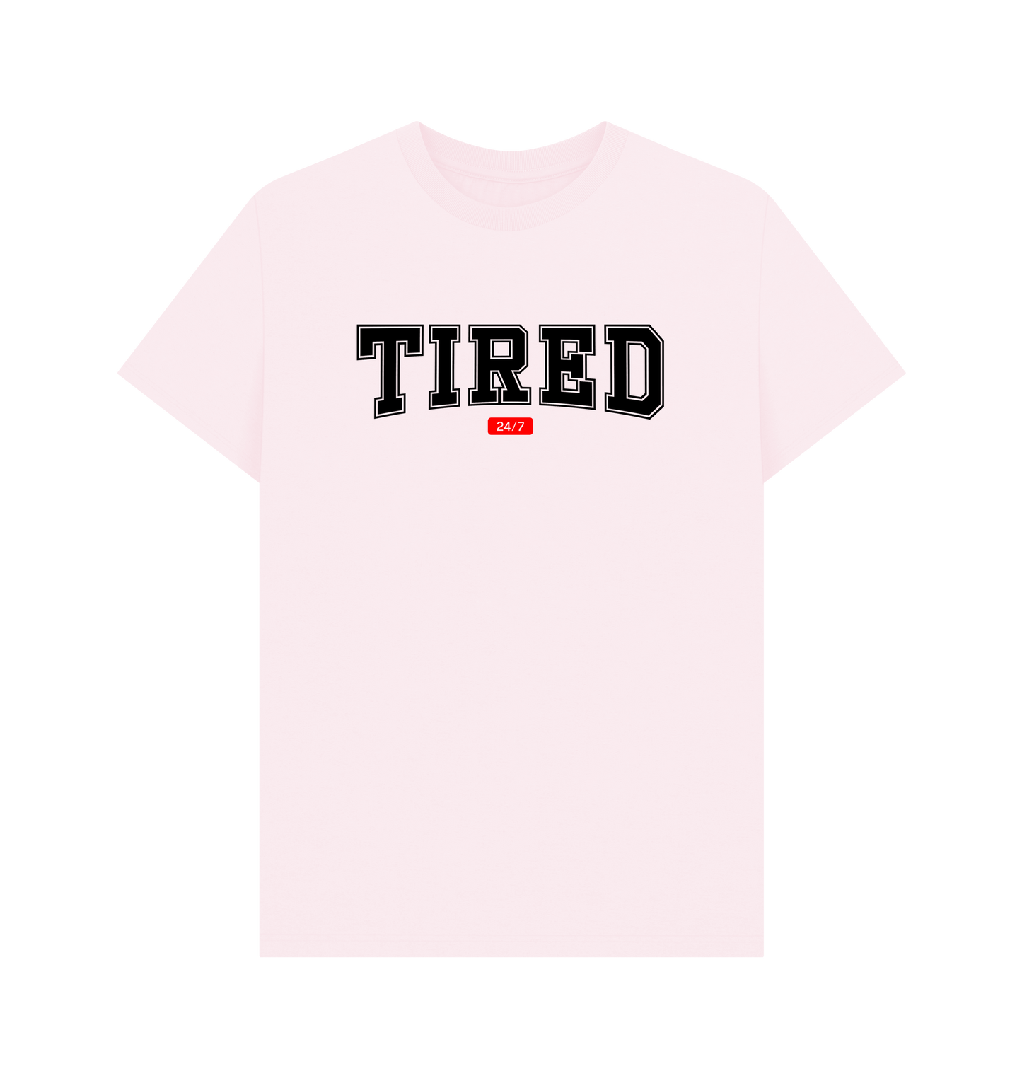 Pink Printed T-shirt Front