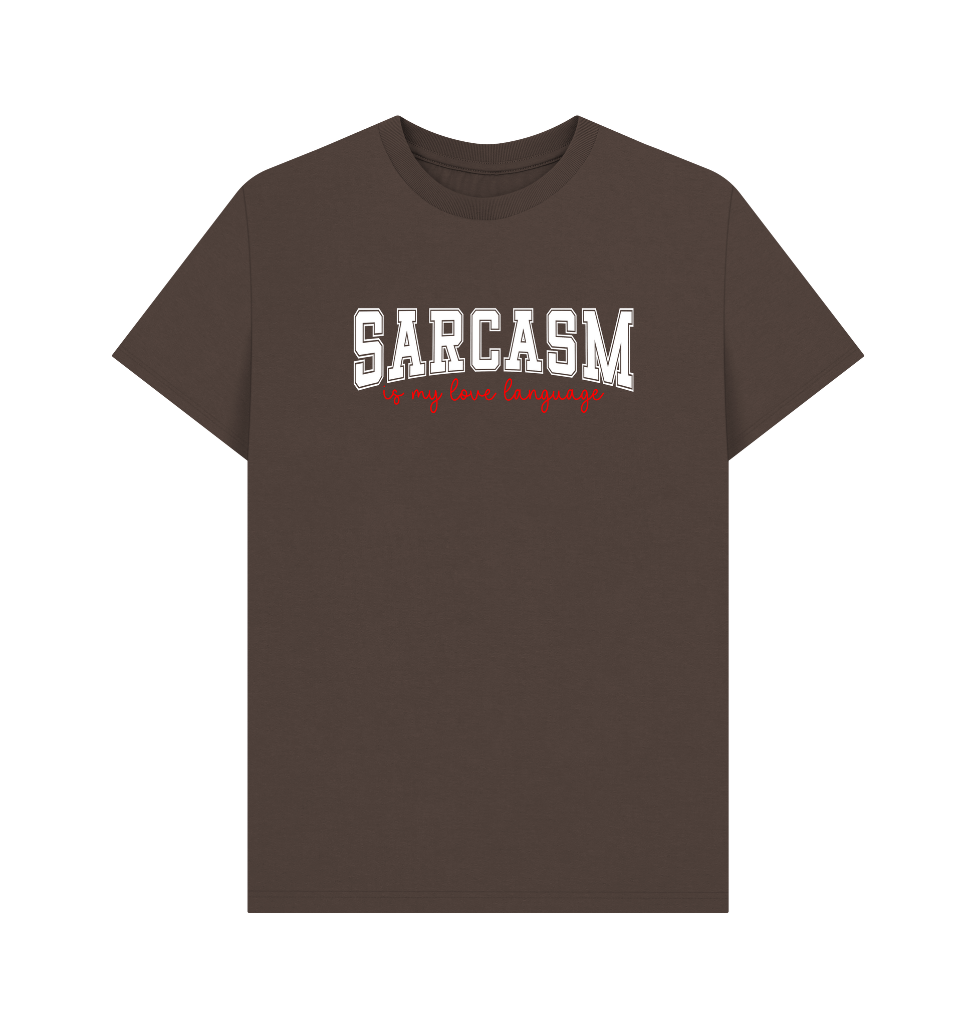 Chocolate Printed T-shirt Front