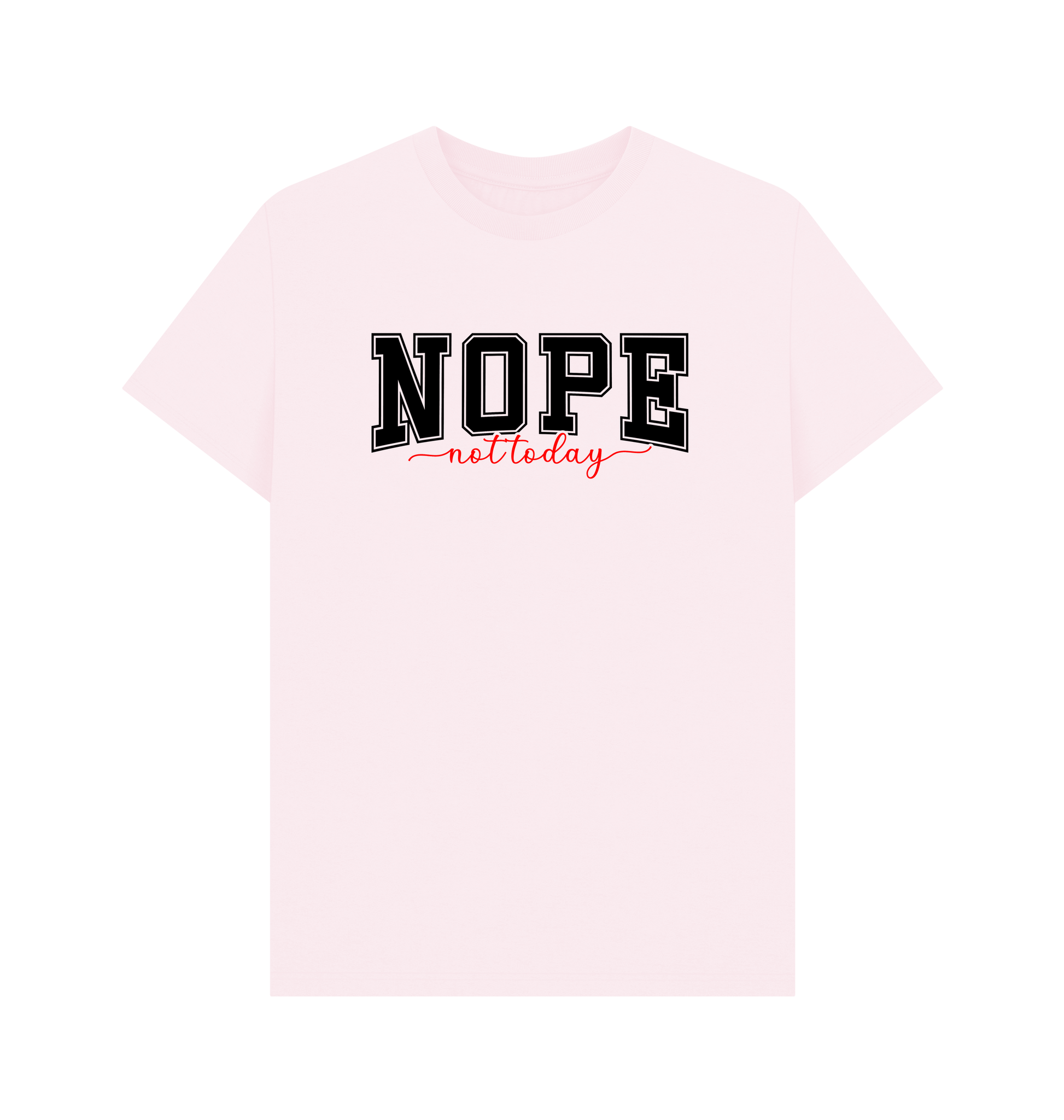 Pink Printed T-shirt Front
