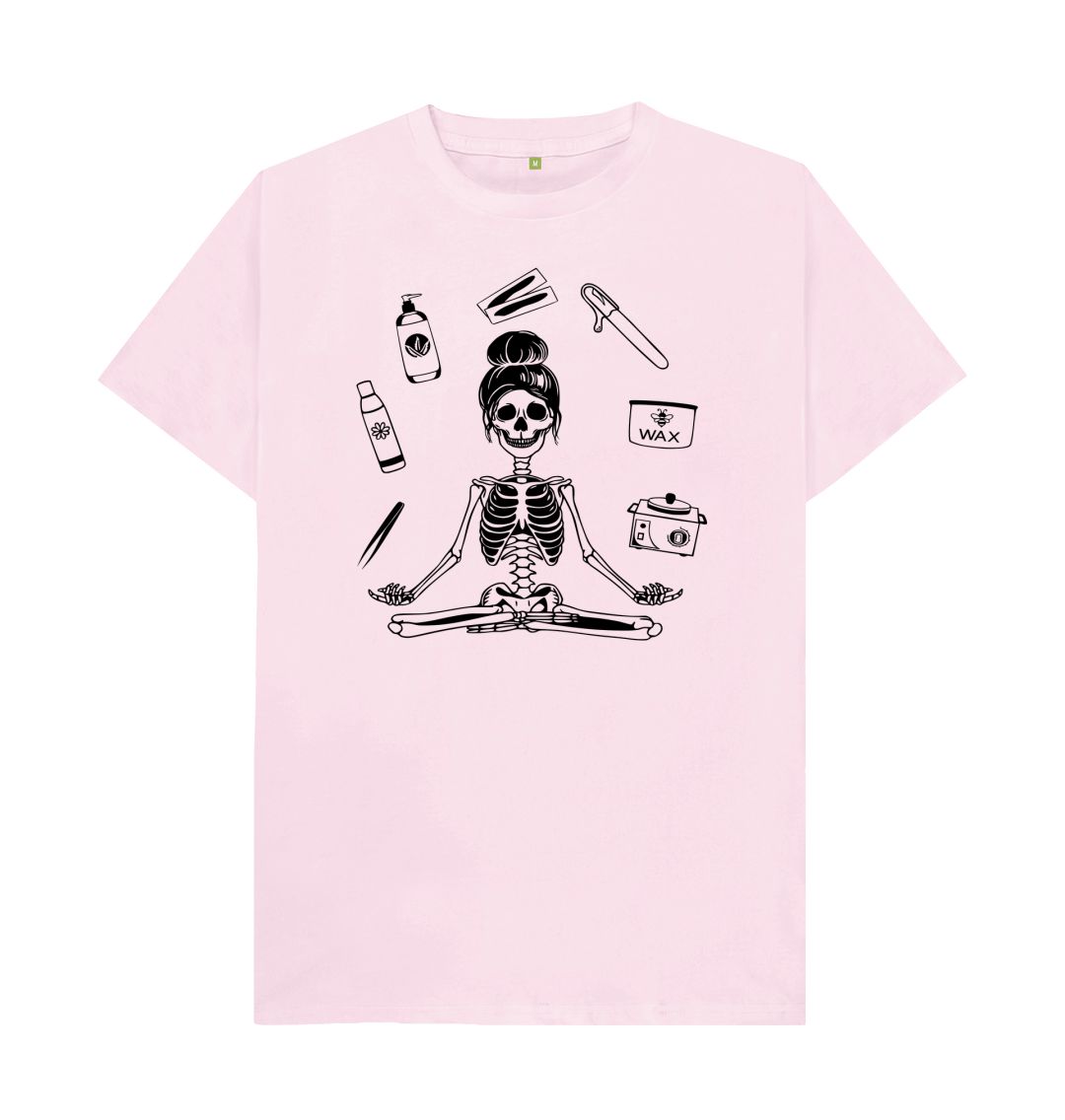 Pink WAX SKELETON black