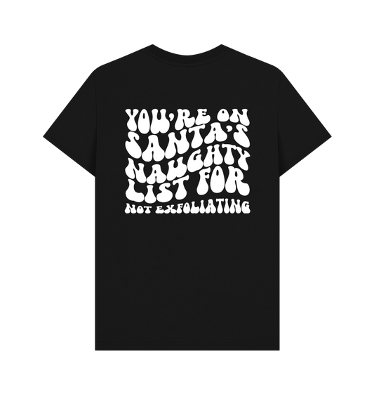Black Printed T-shirt Back