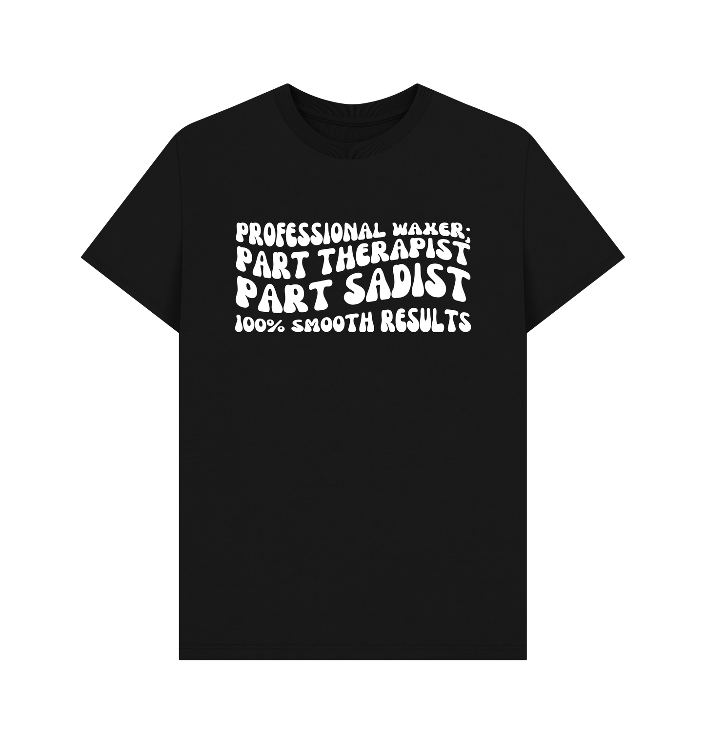 Black Printed T-shirt Front