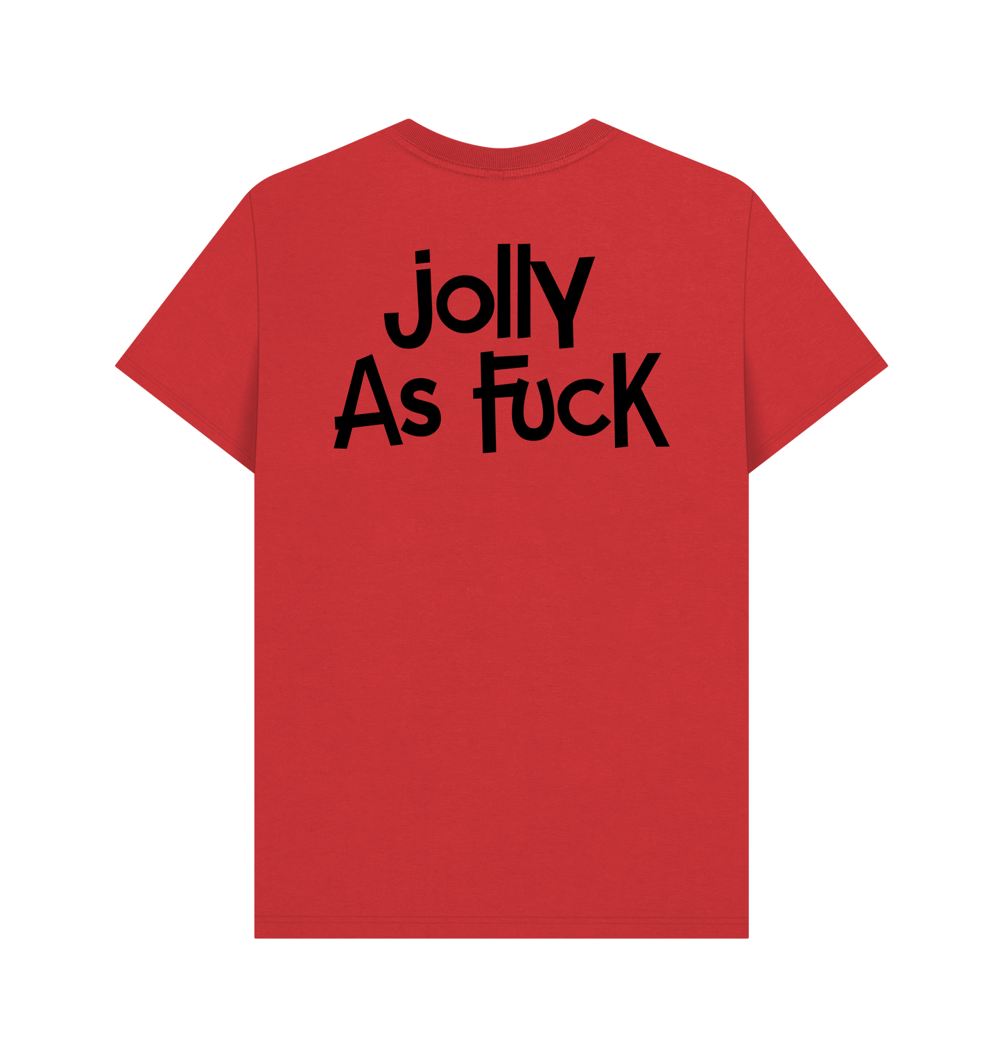 Red Printed T-shirt Back