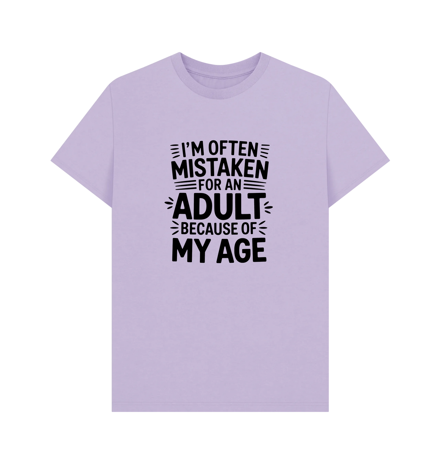 Lilac Printed T-shirt Front