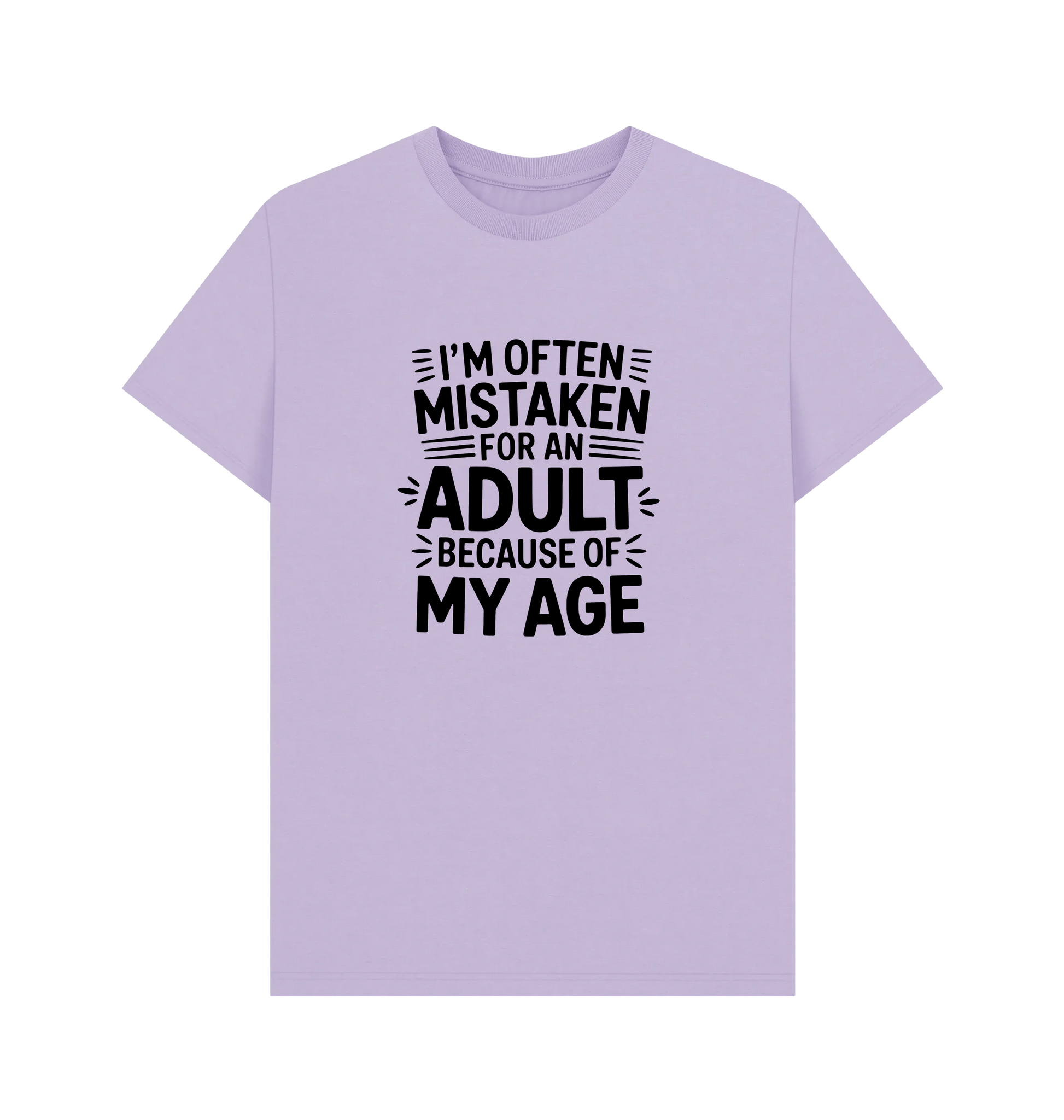 Lilac Printed T-shirt Front