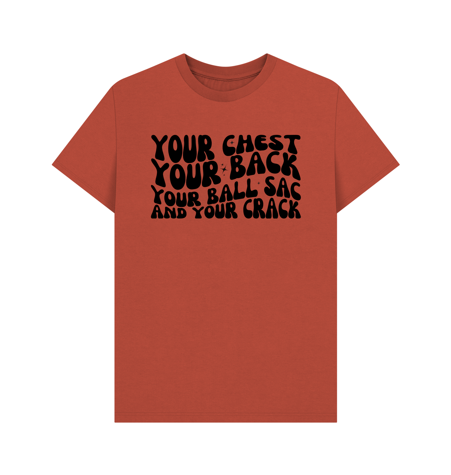 Rust Printed T-shirt Front