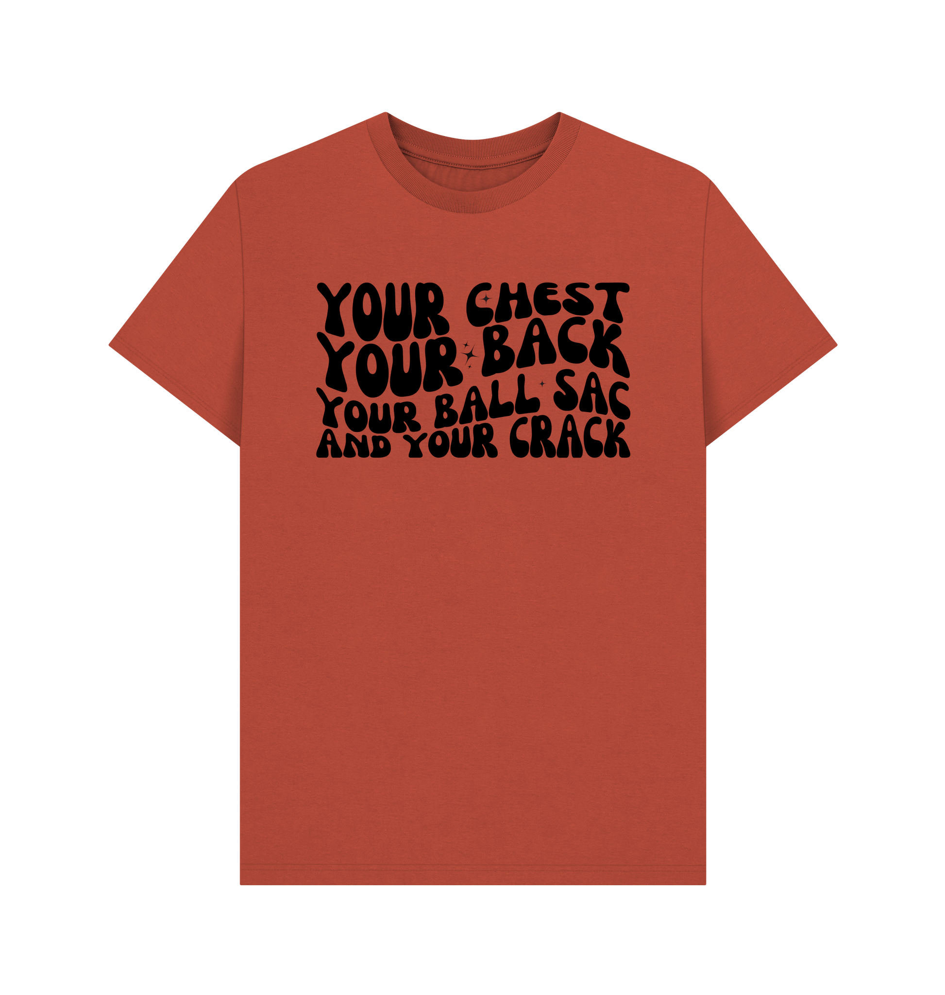 Rust Printed T-shirt Front