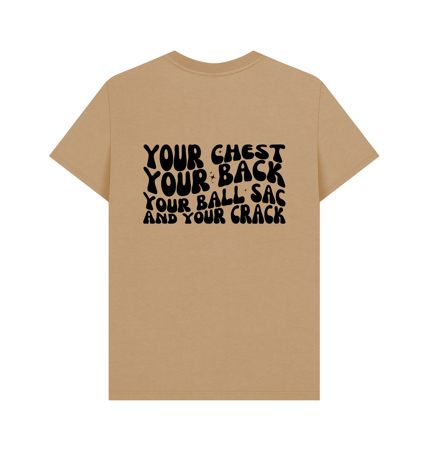 Sand Printed T-shirt Back
