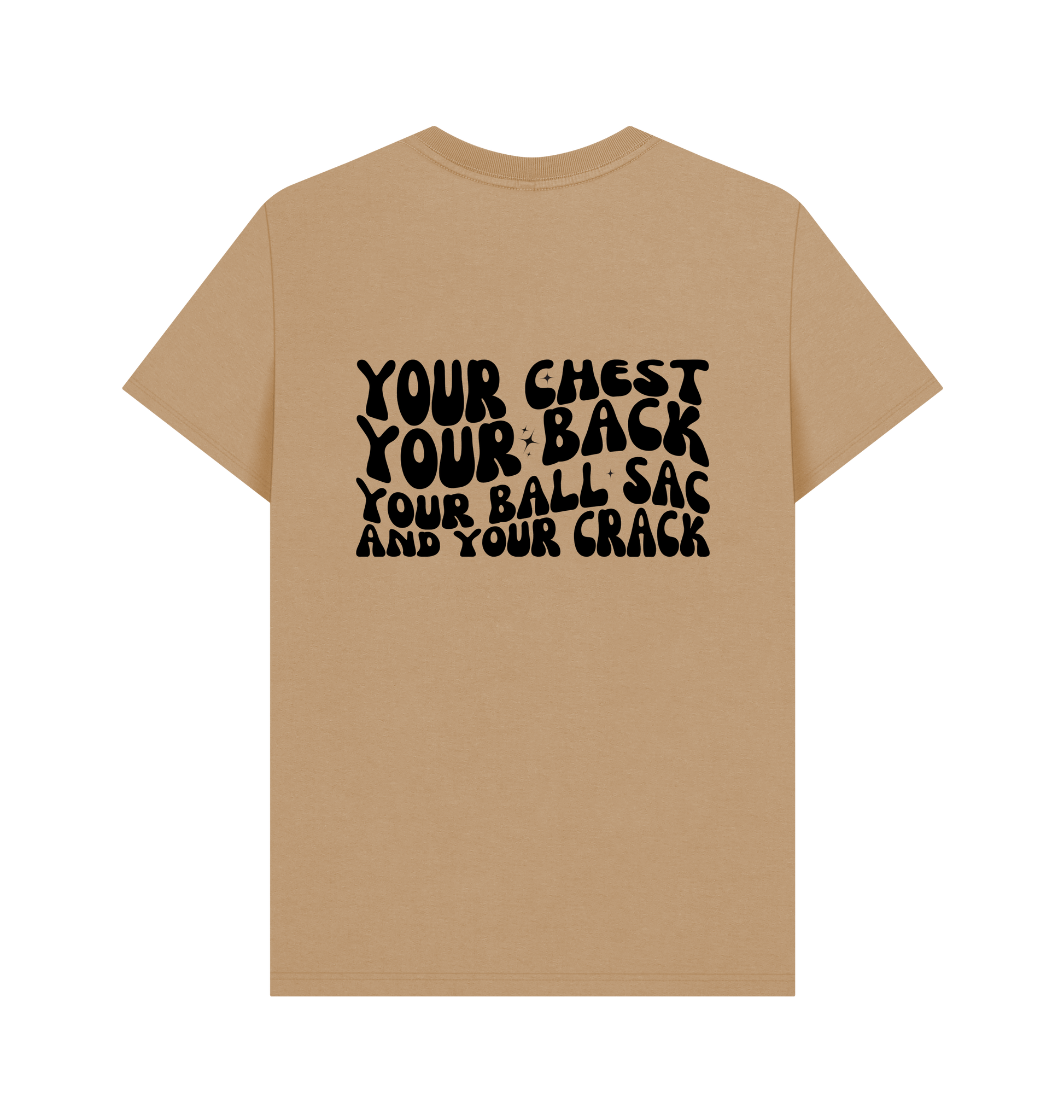 Sand Printed T-shirt Back