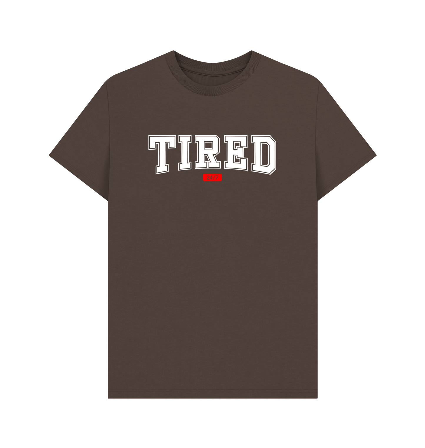 Chocolate Printed T-shirt Front