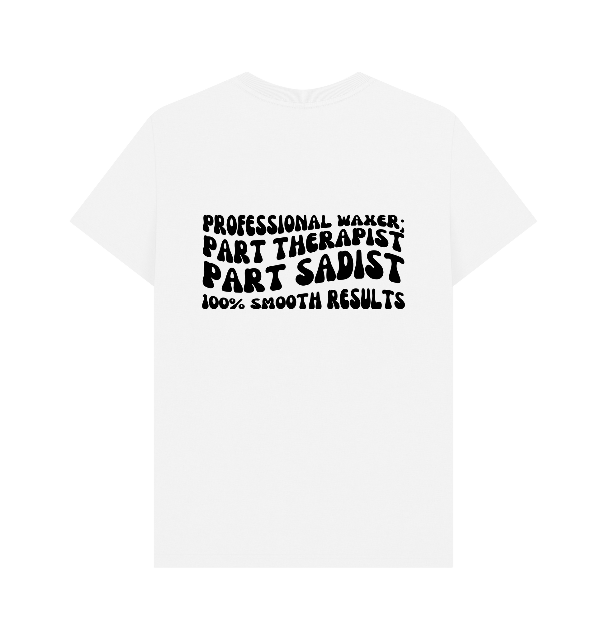 White Printed T-shirt Back