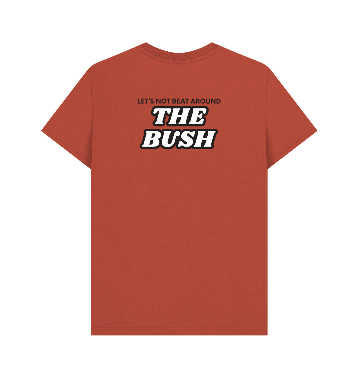 Rust Printed T-shirt Back