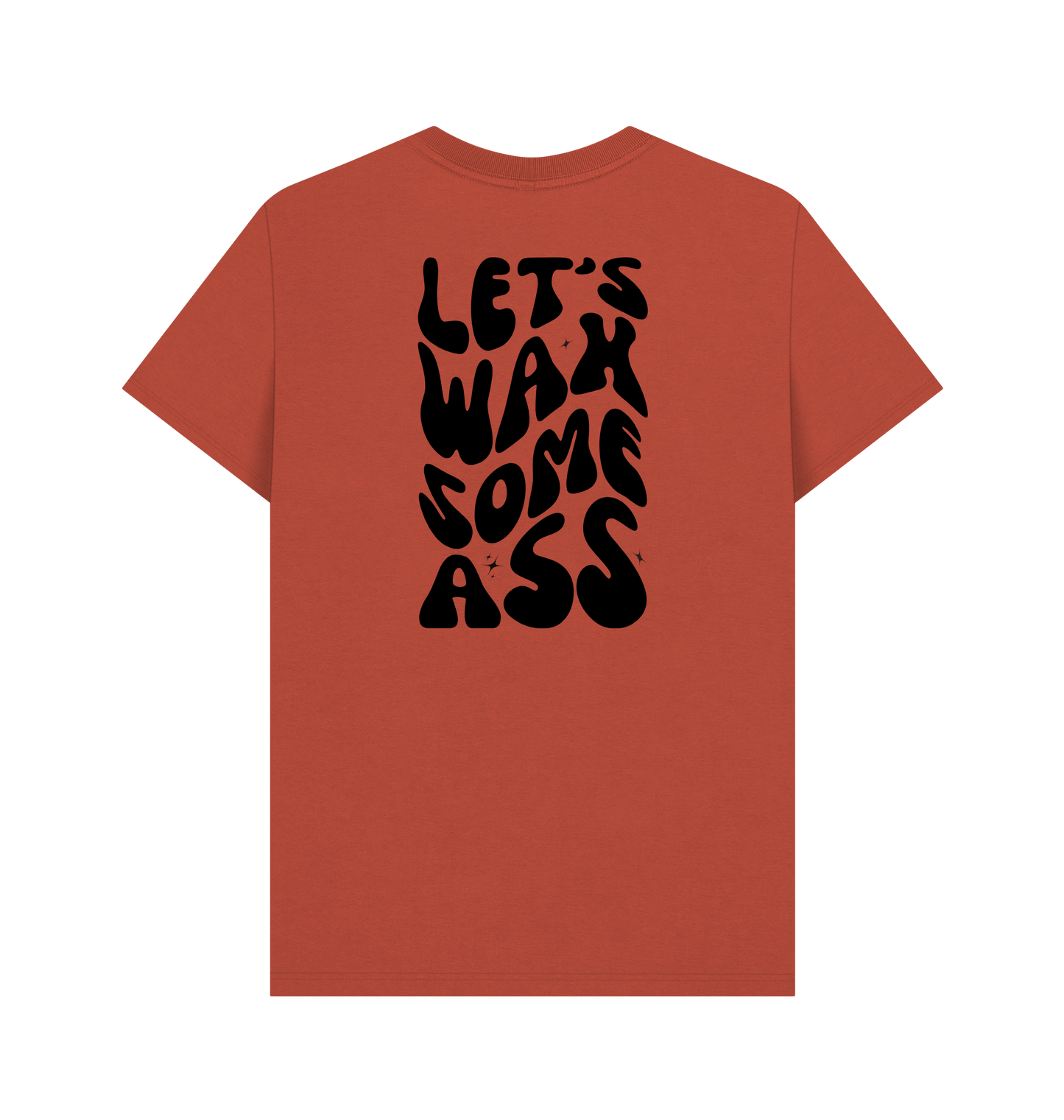 Rust Printed T-shirt Back