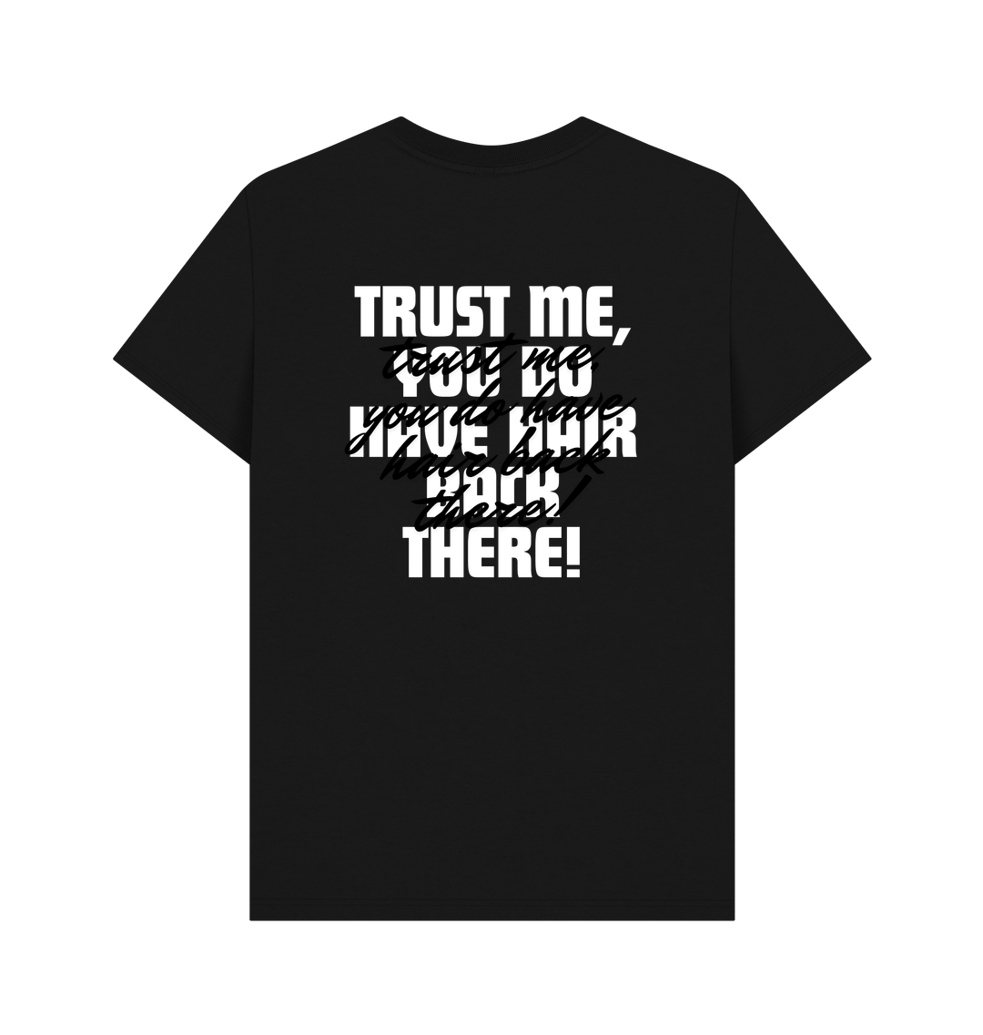 Black Printed T-shirt Back