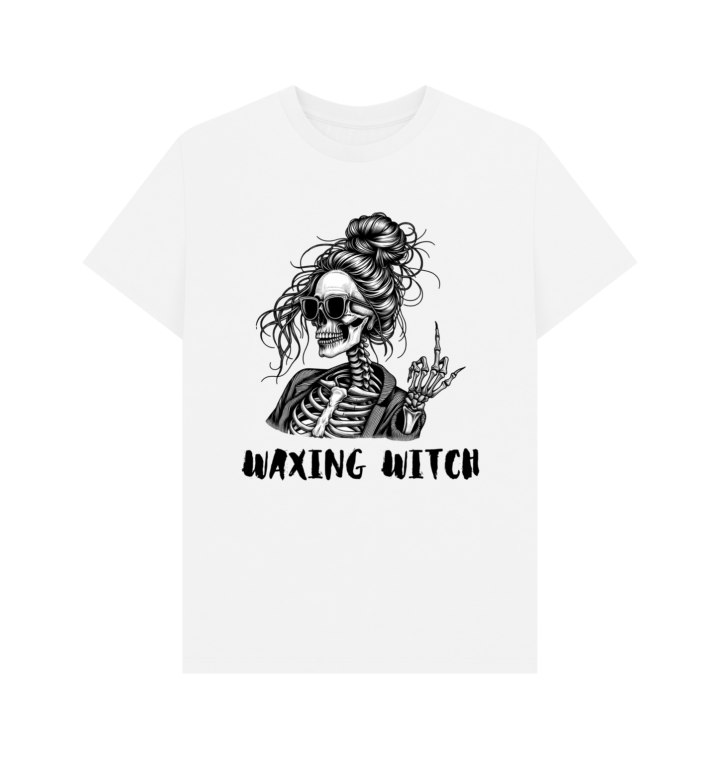 White Printed T-shirt Front