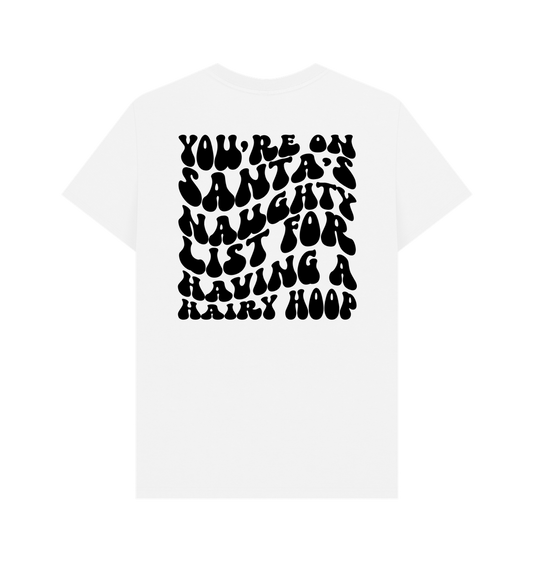 White Printed T-shirt Back