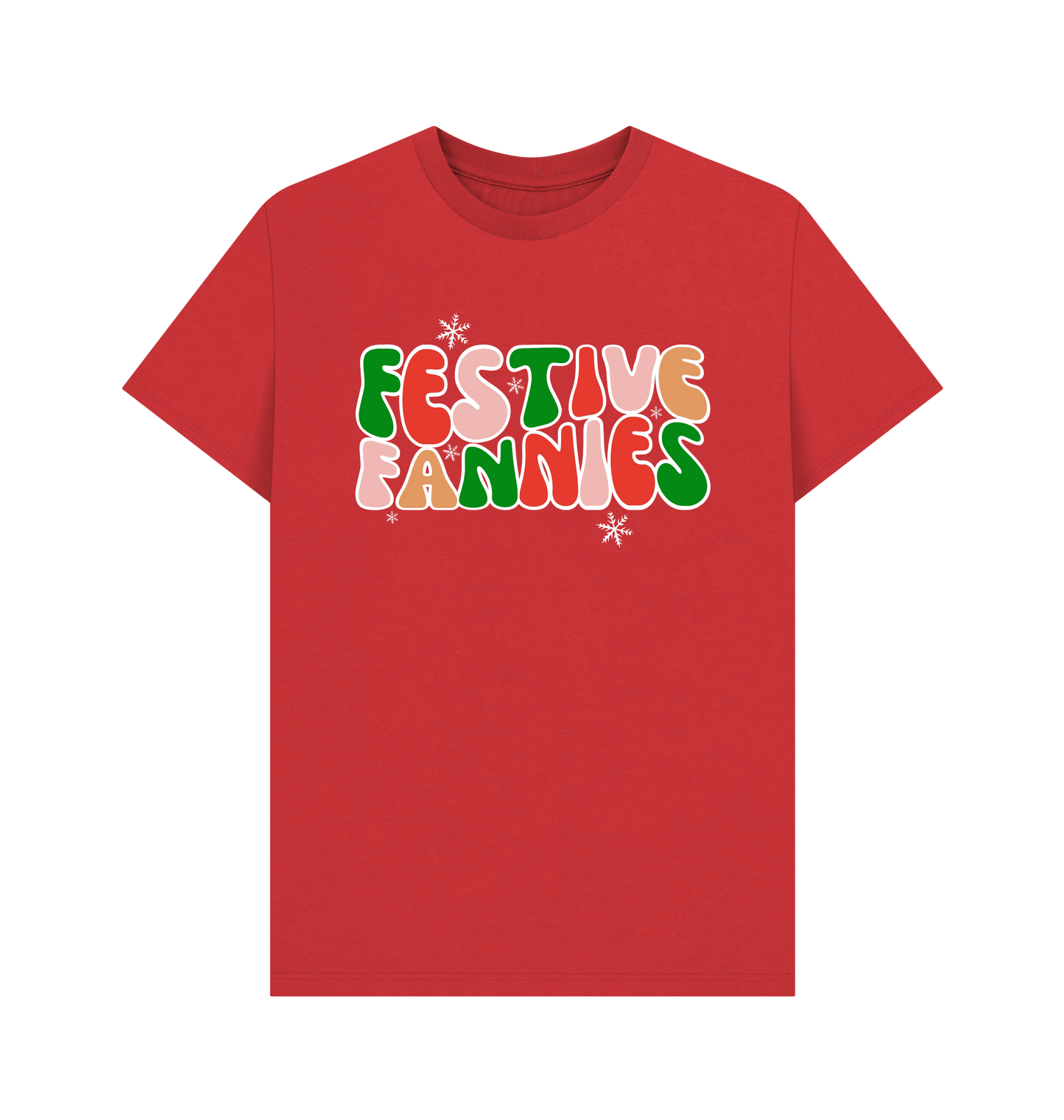 Red Printed T-shirt Front