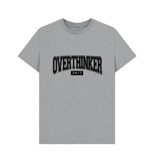 Athletic Grey Printed T-shirt Front