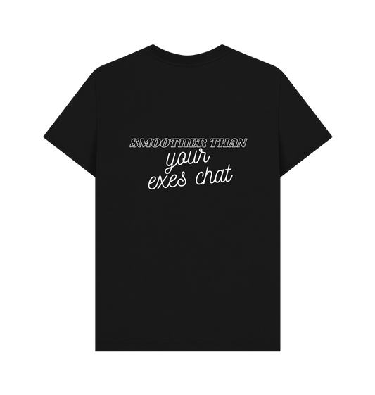 Black Printed T-shirt Back