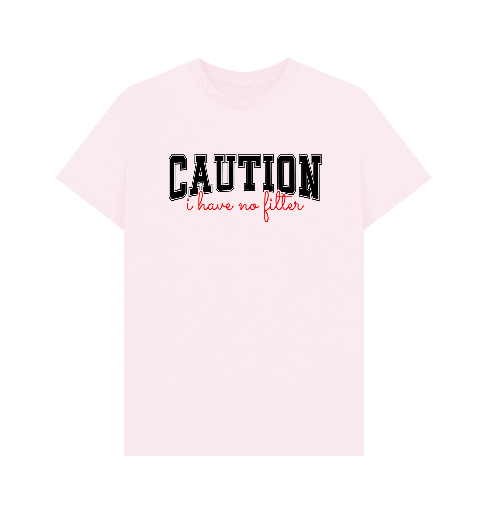 Pink Printed T-shirt Front