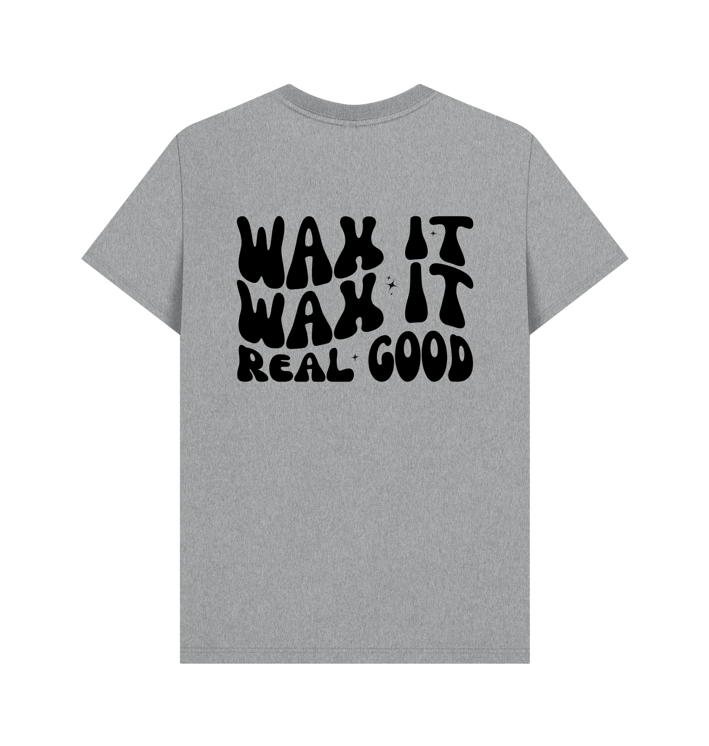 Athletic Grey Printed T-shirt Back