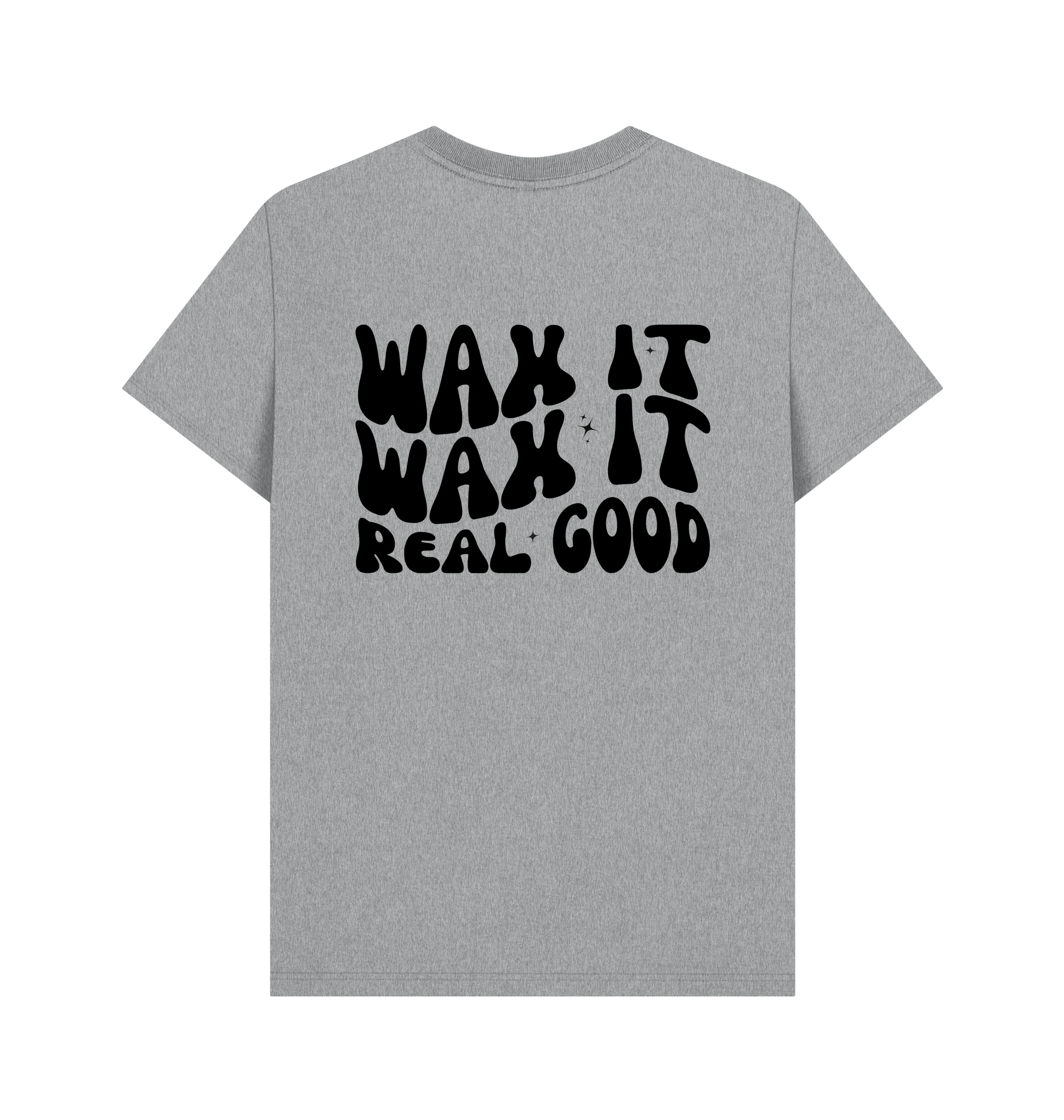 Athletic Grey Printed T-shirt Back