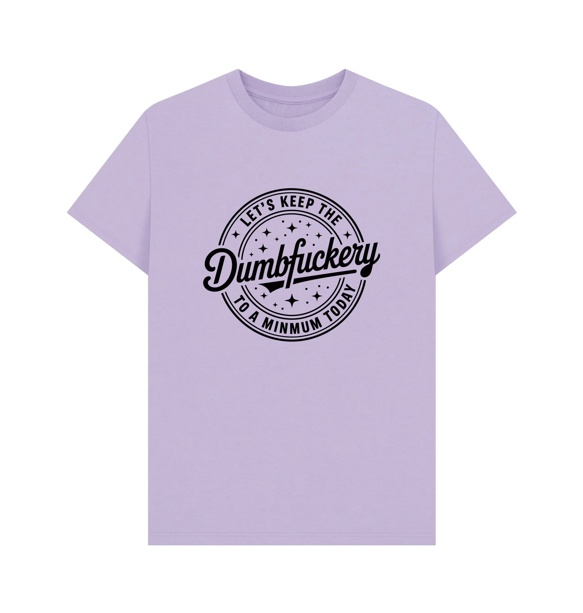 Lilac Printed T-shirt Front