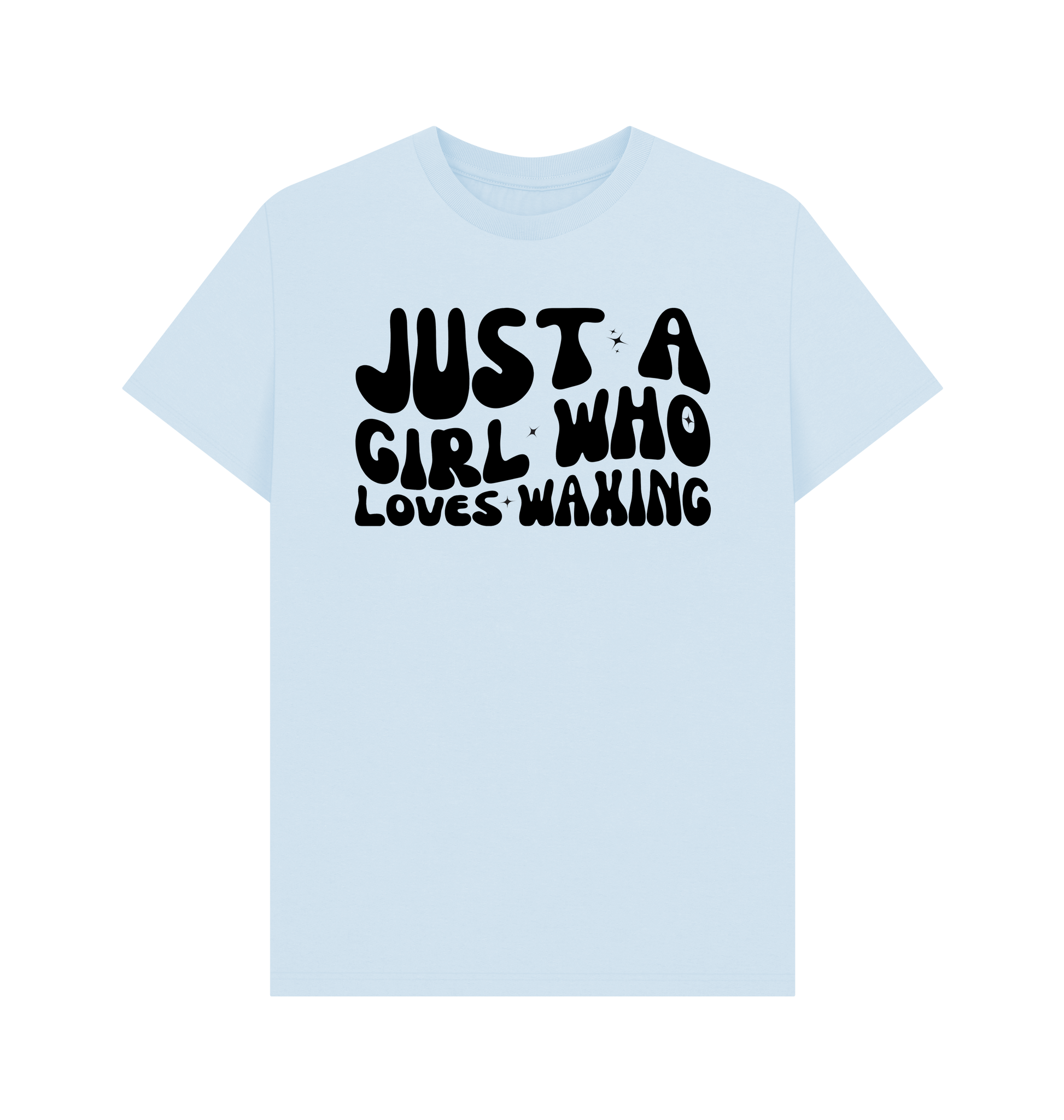 Sky Blue Printed T-shirt Front