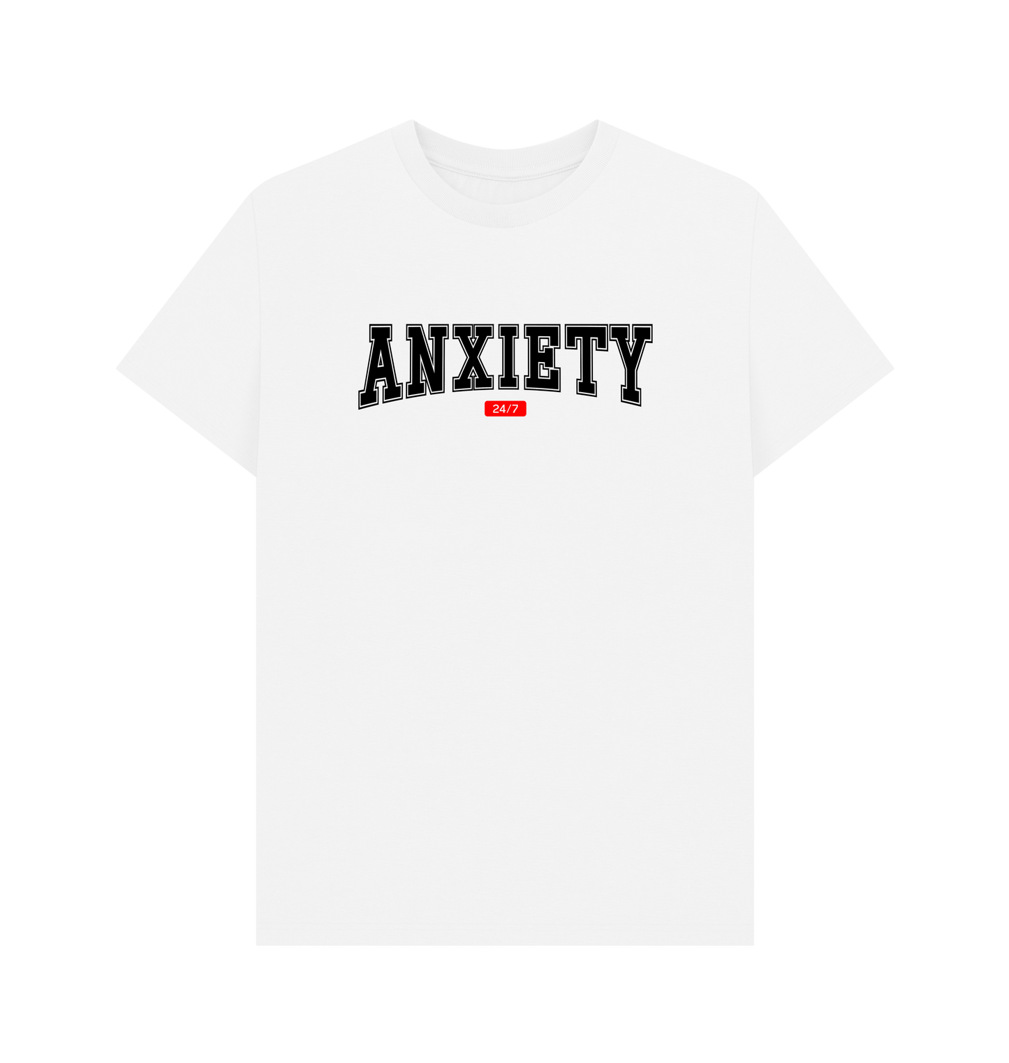 White Printed T-shirt Front