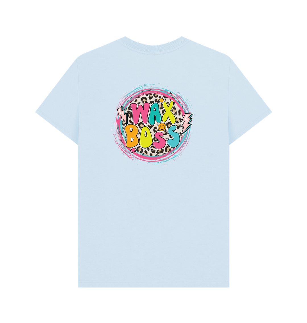 Sky Blue BACK DESIGN - WAX BOSS CIRCLE